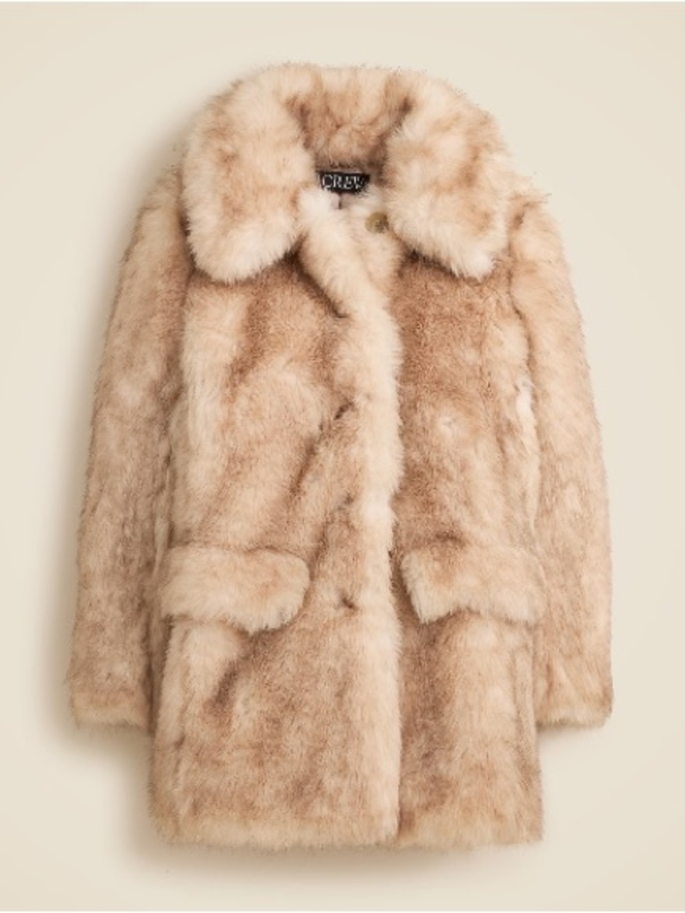 J.Crew Faux-fur coat CP693